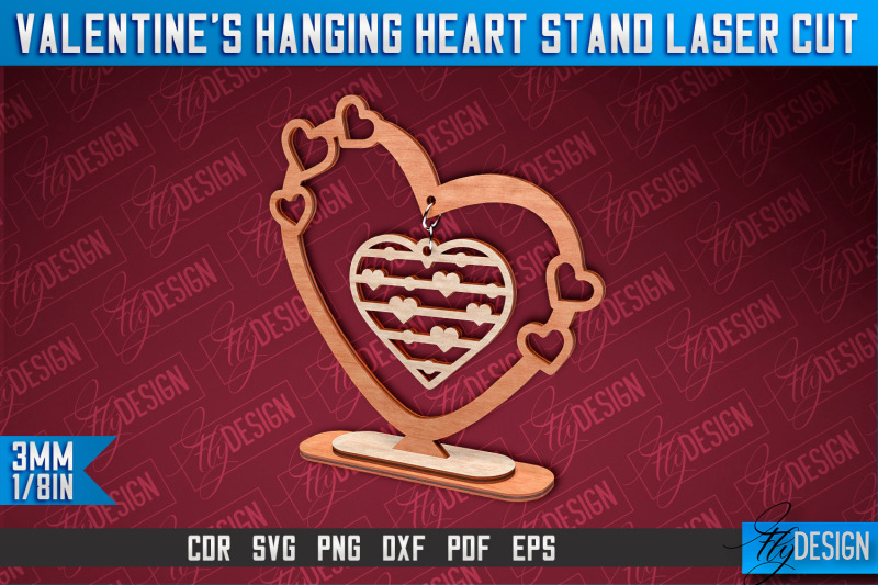 valentine-039-s-hanging-heart-stand-laser-cut-svg-design