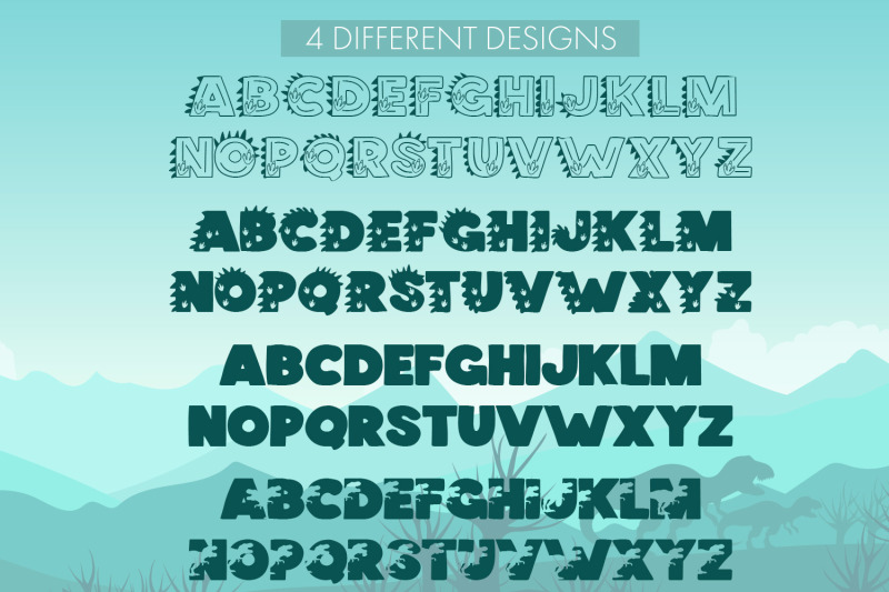 zemona-the-dino-a-dinosaur-font