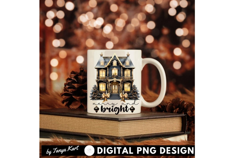 christmas-scene-png-merry-and-bright-fairy-house