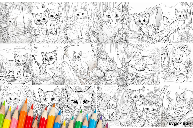 cute-cats-coloring-book-coloring-pages-for-kids