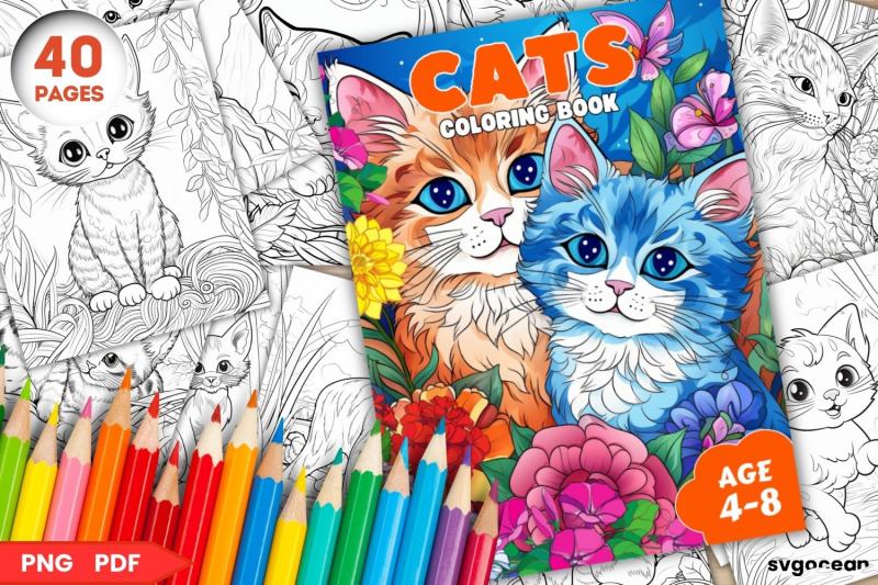 cute-cats-coloring-book-coloring-pages-for-kids