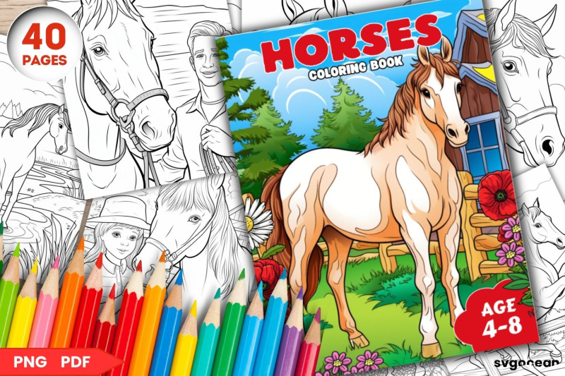 horses-coloring-book-coloring-pages-for-kids