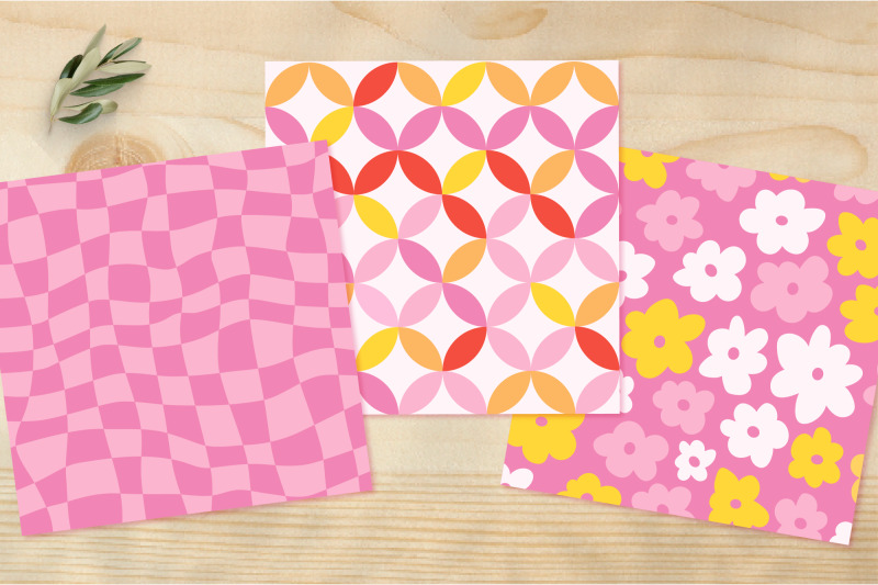pink-digital-paper-bundle-groovy-seamless-patterns