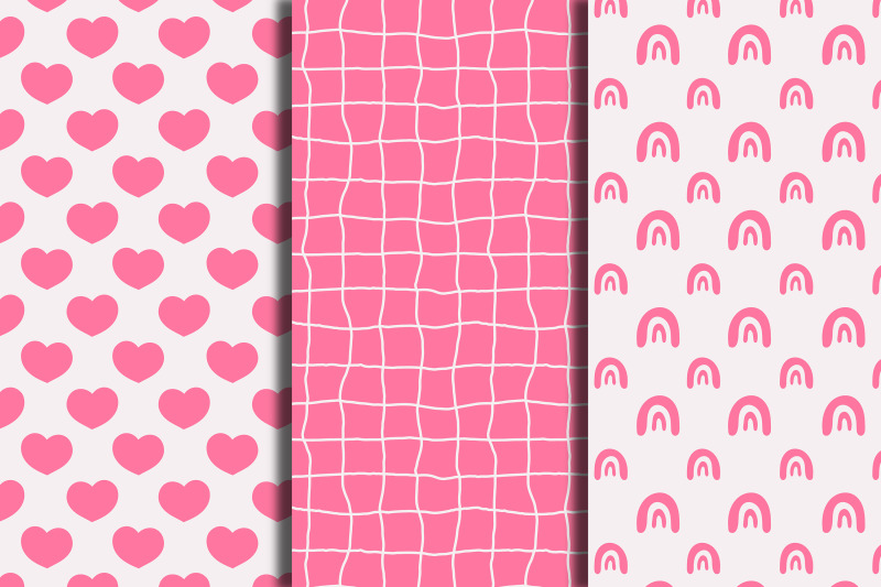 y2k-pink-seamless-patterns