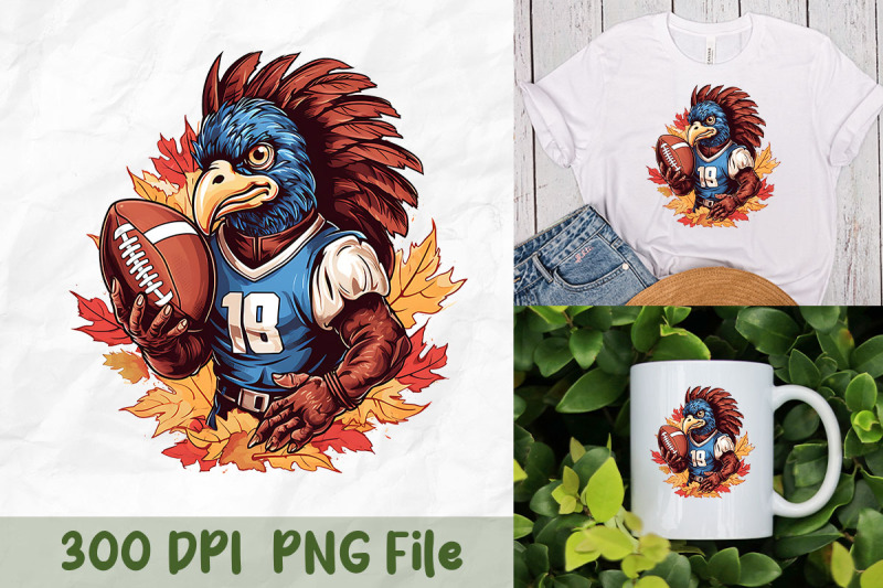 football-turkey-fun-clipart