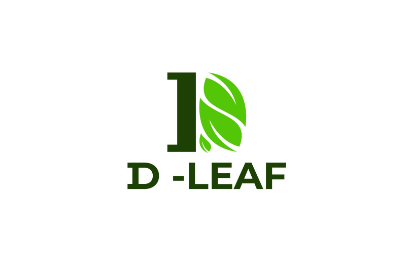 letter-d-leaf-vector-template-logo-design