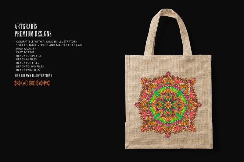 luxury-mandala-enriched-with-weed-leaf