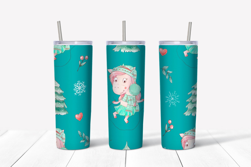 christmas-sublimation-design-skinny-tumbler-wrap-design