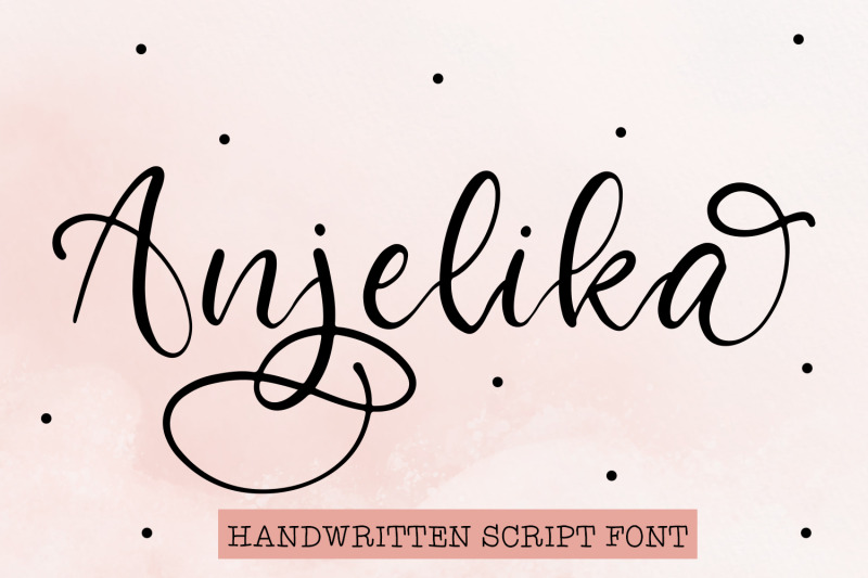 anjelika-a-handwritten-script-font