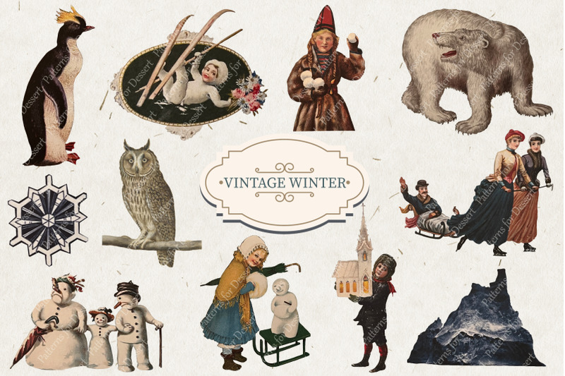 vintage-winter-clip-art-illustrations