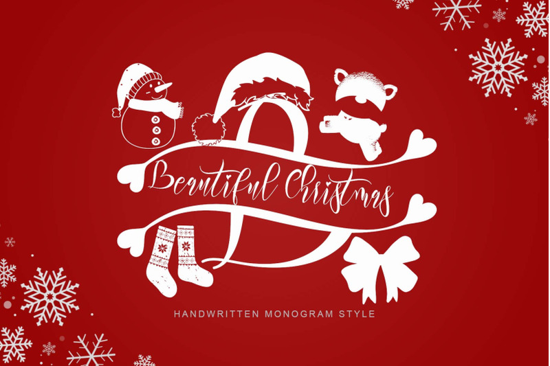 beautiful-christmas-monogram
