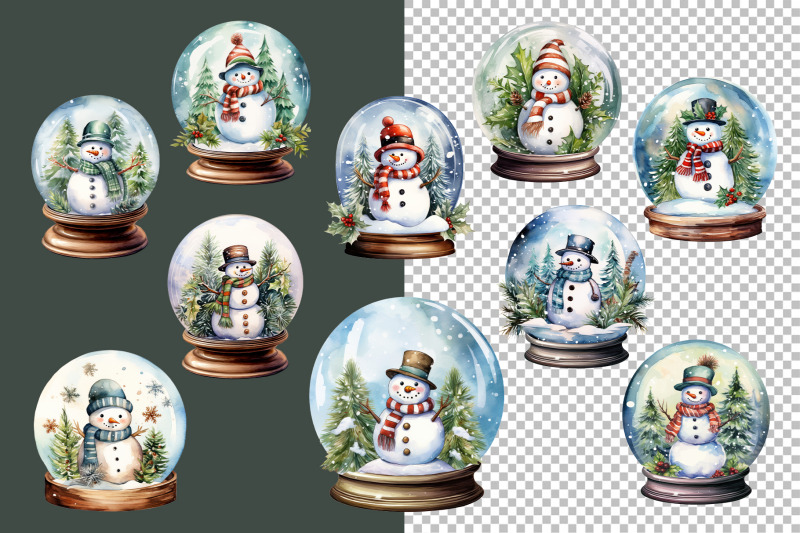 christmas-snow-globe-png-snowman-snow-globe