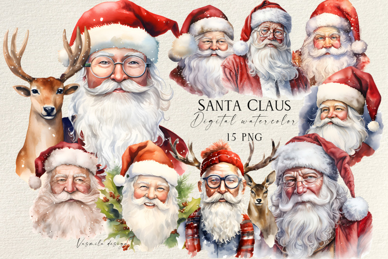christmas-santa-claus-png-watercolor-santa-claus-clipart