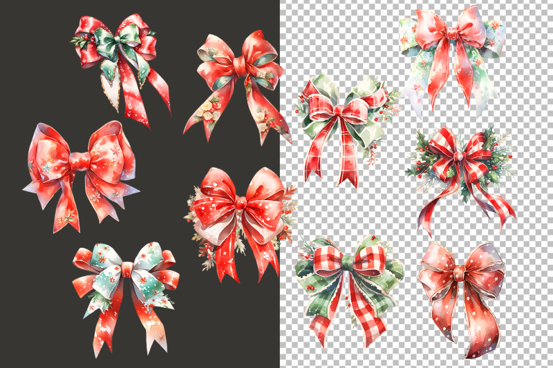 christmas-decorative-bows-clipart-ribbon-bow-png