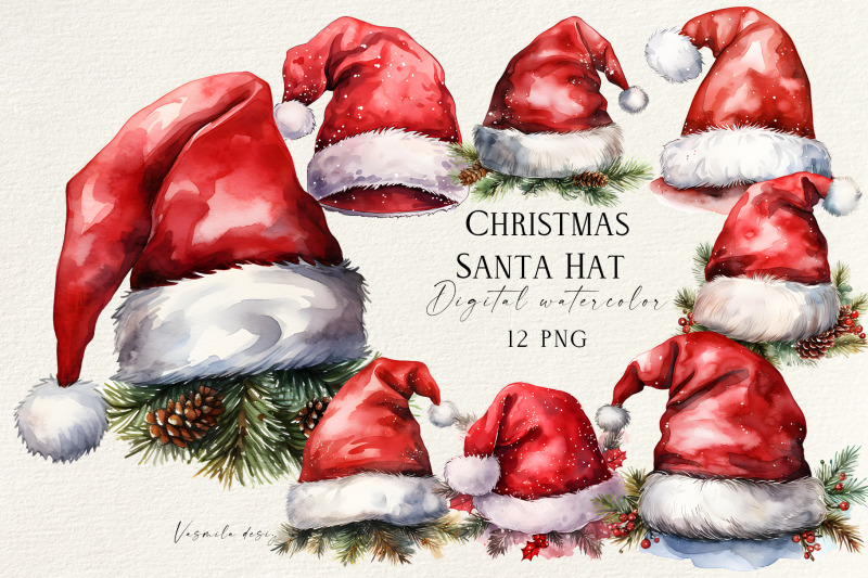 christmas-santa-hat-clipart