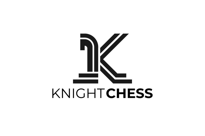 letter-k-chess-horse-vector-template-logo-design