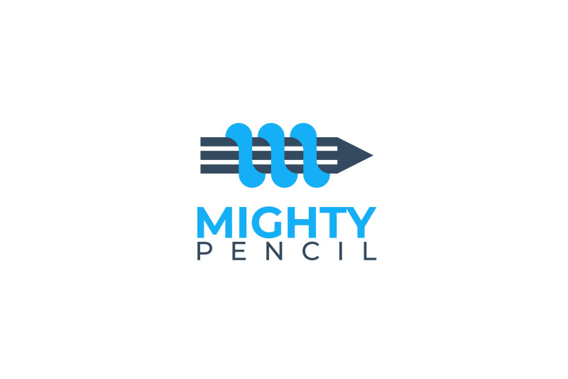 letter-m-pencil-vector-template-logo-design