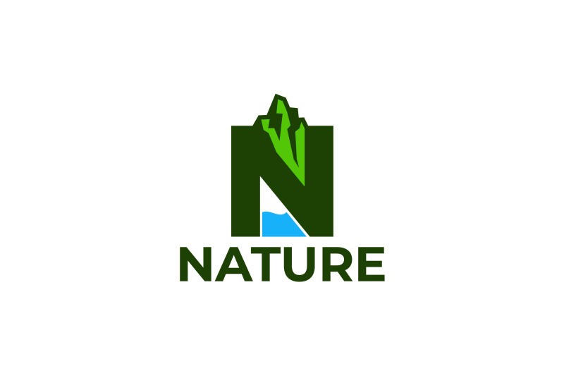 letter-n-nature-vector-template-logo-design