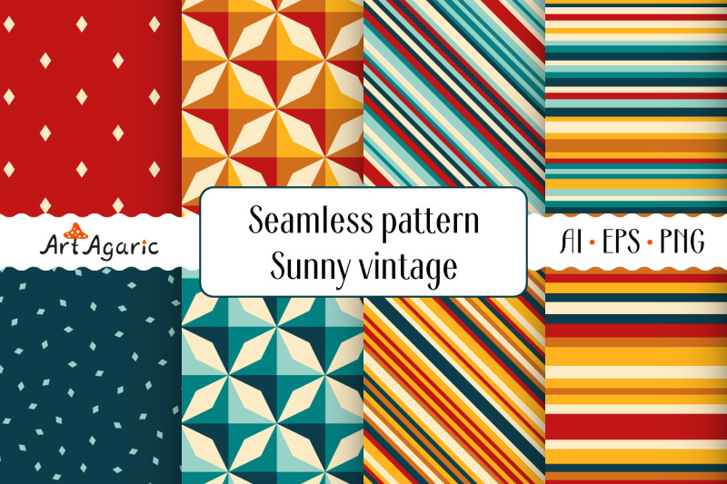 set-of-seamless-patterns-quot-sunny-vintage-quot