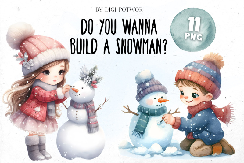 do-you-wanna-build-a-snowman-bundle-png-cliparts