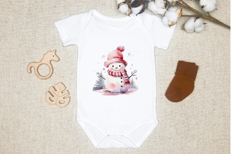 pink-snowman-christmas-sublimation-png