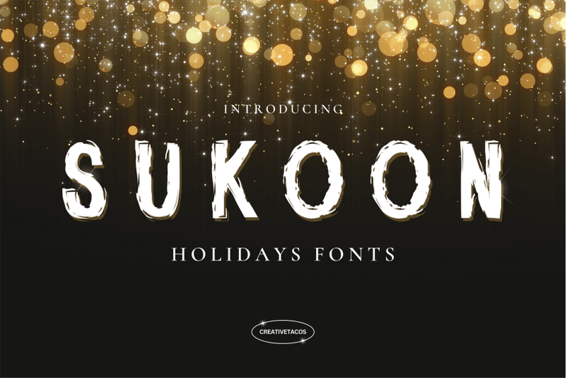 sukoon-holiday-font