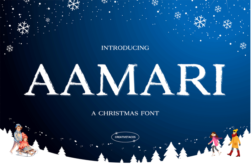 aamari-christmas-font