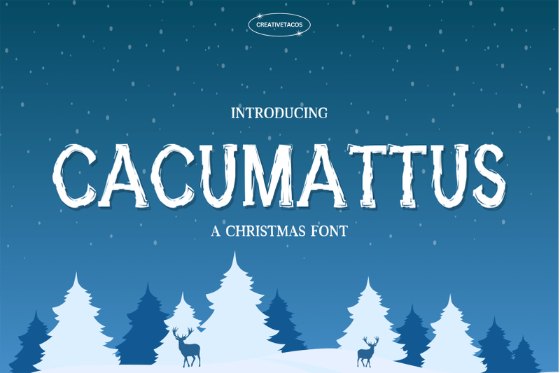 cacumattus-christmas-font