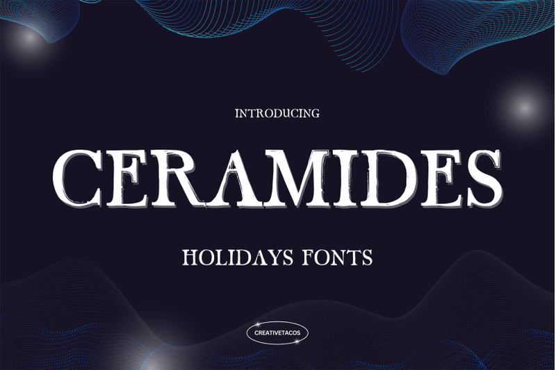 ceramides-holidays-font