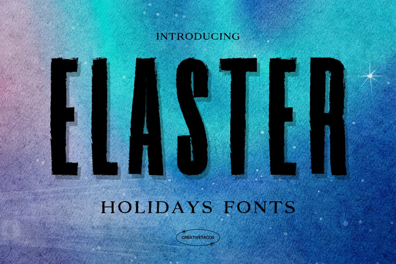 elastor-holidays-font