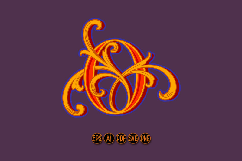 monogram-magic-classic-zero-flourish-emblem