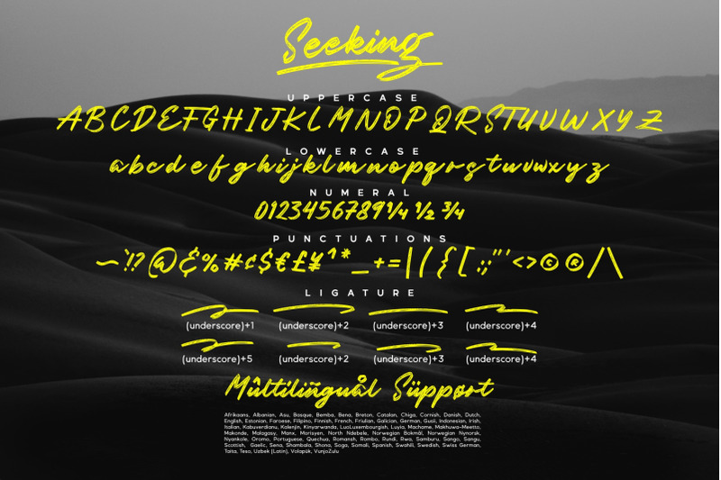 seeking-brush-font