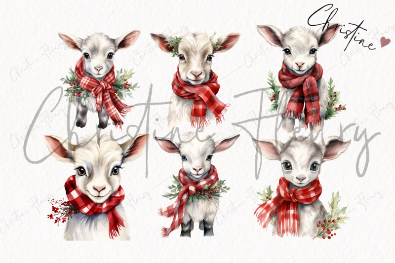 watercolor-christmas-goat-clipart