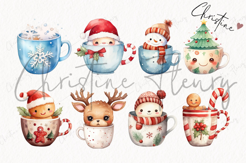 watercolor-cute-christmas-mugs-clipart