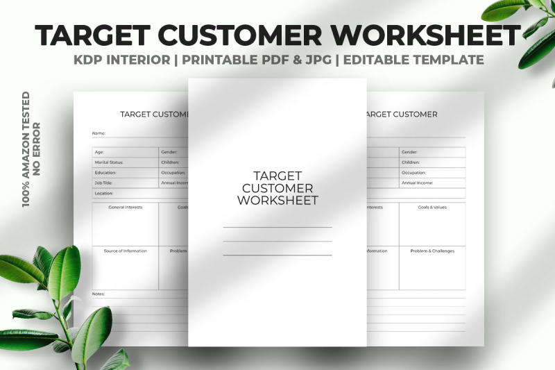 target-customer-worksheet-kdp-interior