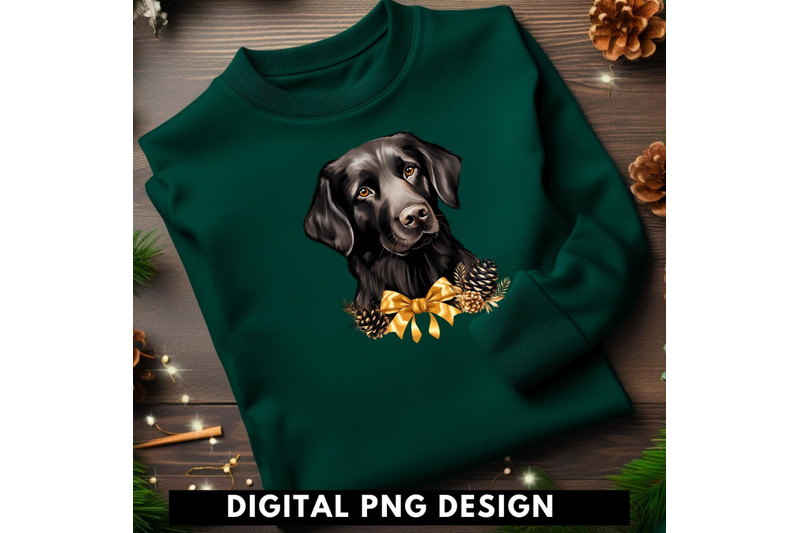 black-retriever-christmas-png-instant-download-christmas-dog