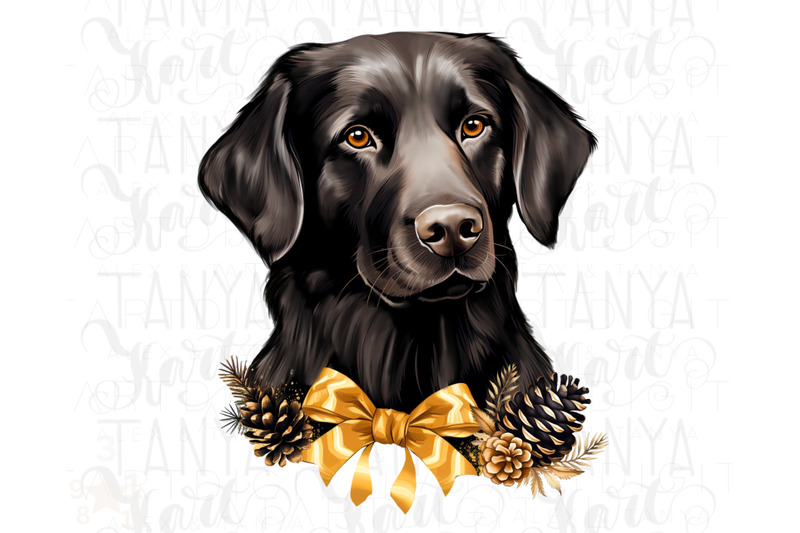 black-retriever-christmas-png-instant-download-christmas-dog