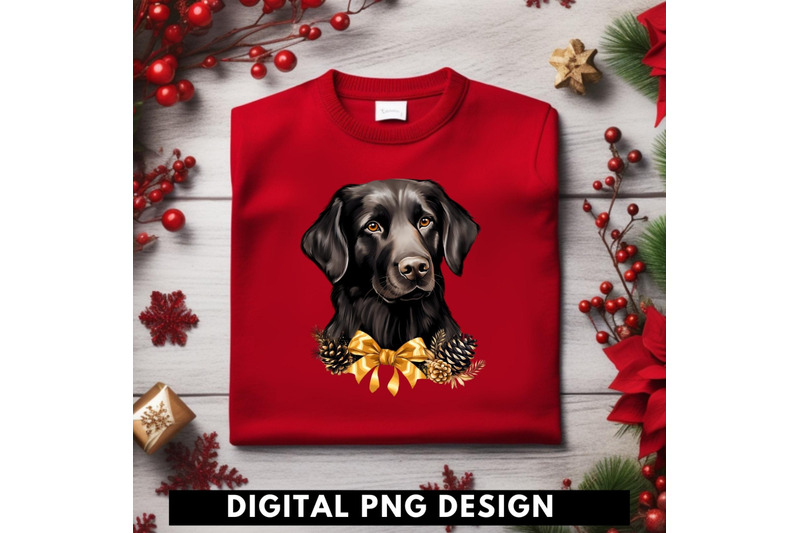 black-retriever-christmas-png-instant-download-christmas-dog