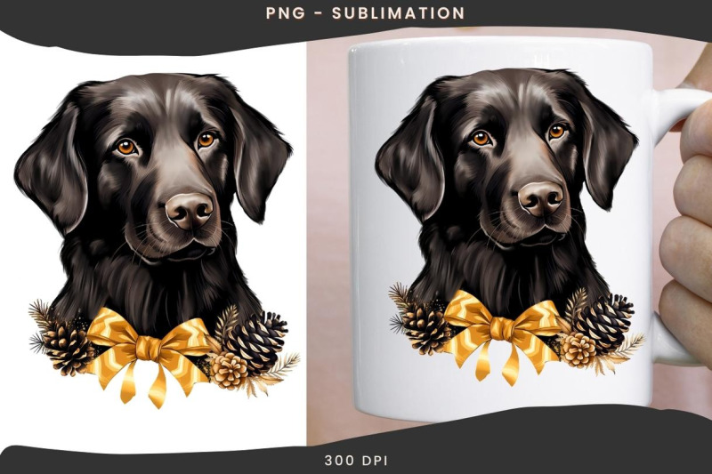 black-retriever-christmas-png-instant-download-christmas-dog