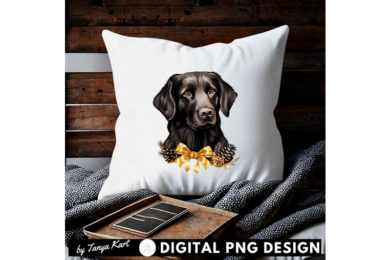 black-retriever-christmas-png-instant-download-christmas-dog