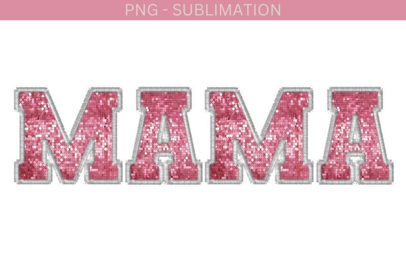 mama-sublimation-png-sequin-letters