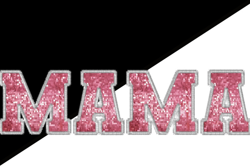 mama-sublimation-png-sequin-letters