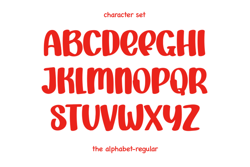 santa-bear-font-brush-font-christmas-typeface-multilingual-font