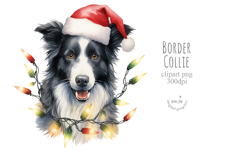 christmas-border-collie