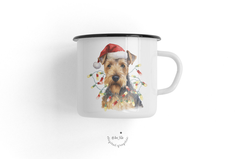 christmas-airedale