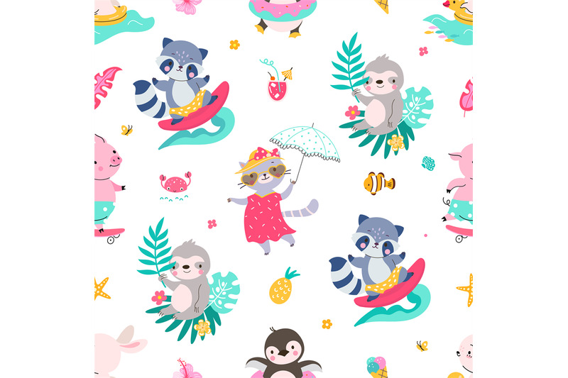 animals-summer-seamless-pattern-children-animal-seasonal-background