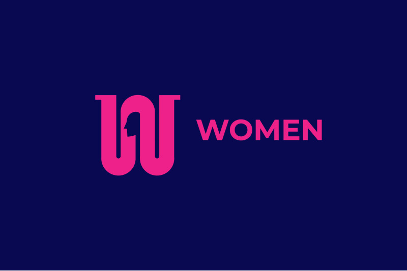 letter-w-women-vector-template-logo-design