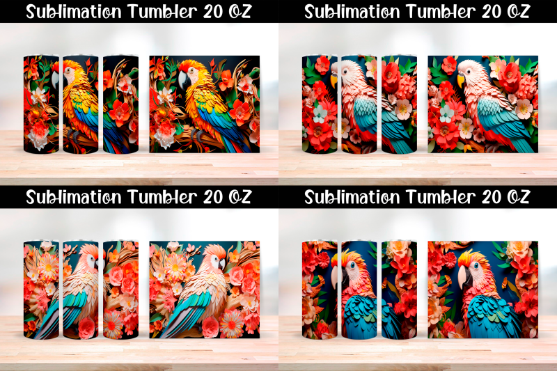 set-paper-animals-sublimation-tumbler-wrap-20-oz