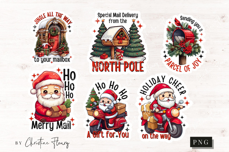 christmas-delivery-sticker-bundle