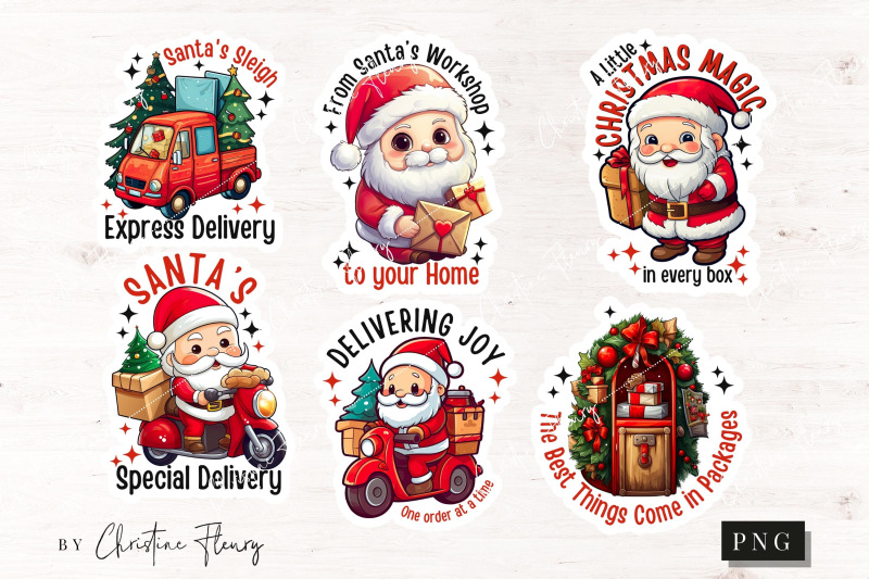 christmas-delivery-sticker-bundle